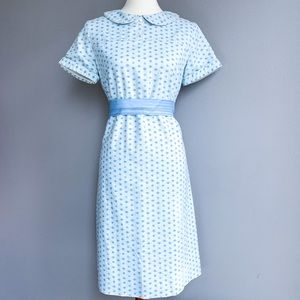 SOLD/ Vintage • Lord & Taylor bee print dress